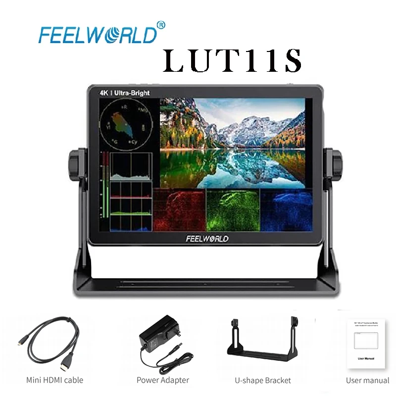 Feelworld LUT11S 10.1 inch High Bright 2000Nit Touch Screen DSLR Camera Field Monitor 3G-SDI 4K HDMI Input Output IPS Panel
Feelworld LUT11S 10.1 inch High Bright 2000Nit Touch Screen DSLR Camera Field Monitor 3G-SDI 4K HDMI Input Output IPS Panel