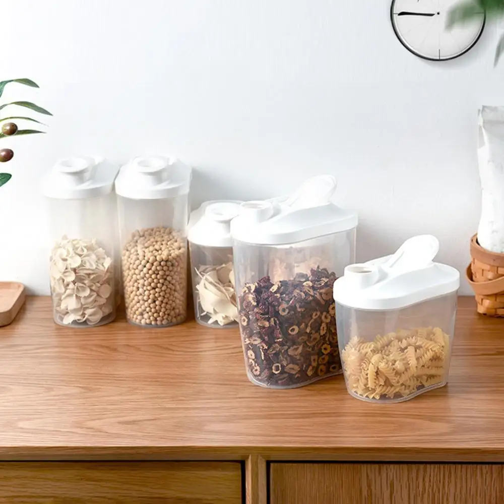 Clear Plastic Container Storage Sealed with Lid Cereal Nut Food Tank Kitchen
Clear Plastic Container Storage Sealed with Lid Cereal Nut Food Tank Kitchen