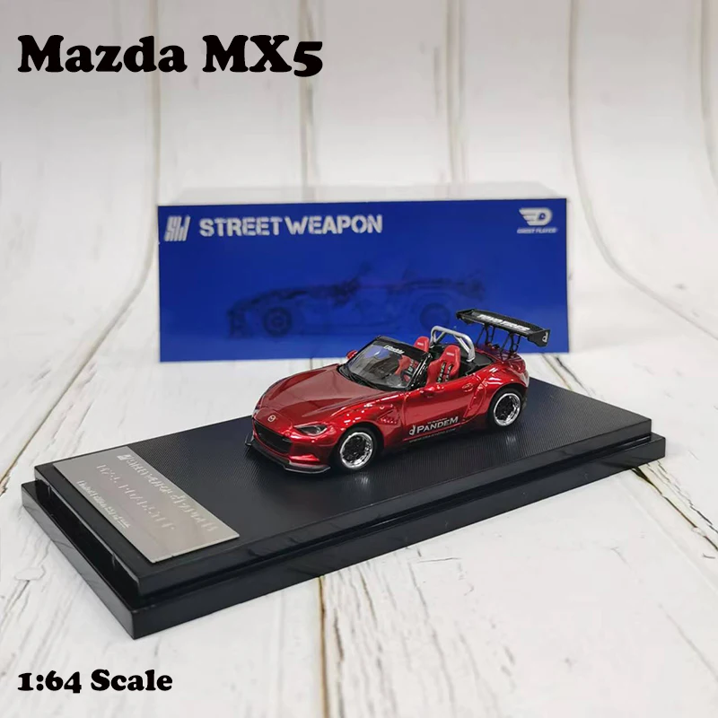 Уличное оружие 1:64, модель Mazda MX5 из сплава, литой автомобиль, демонстрационная Коллекция-металлический красный
Уличное оружие 1:64, модель Mazda MX5 из сплава, литой автомобиль, демонстрационная Коллекция-металлический красный