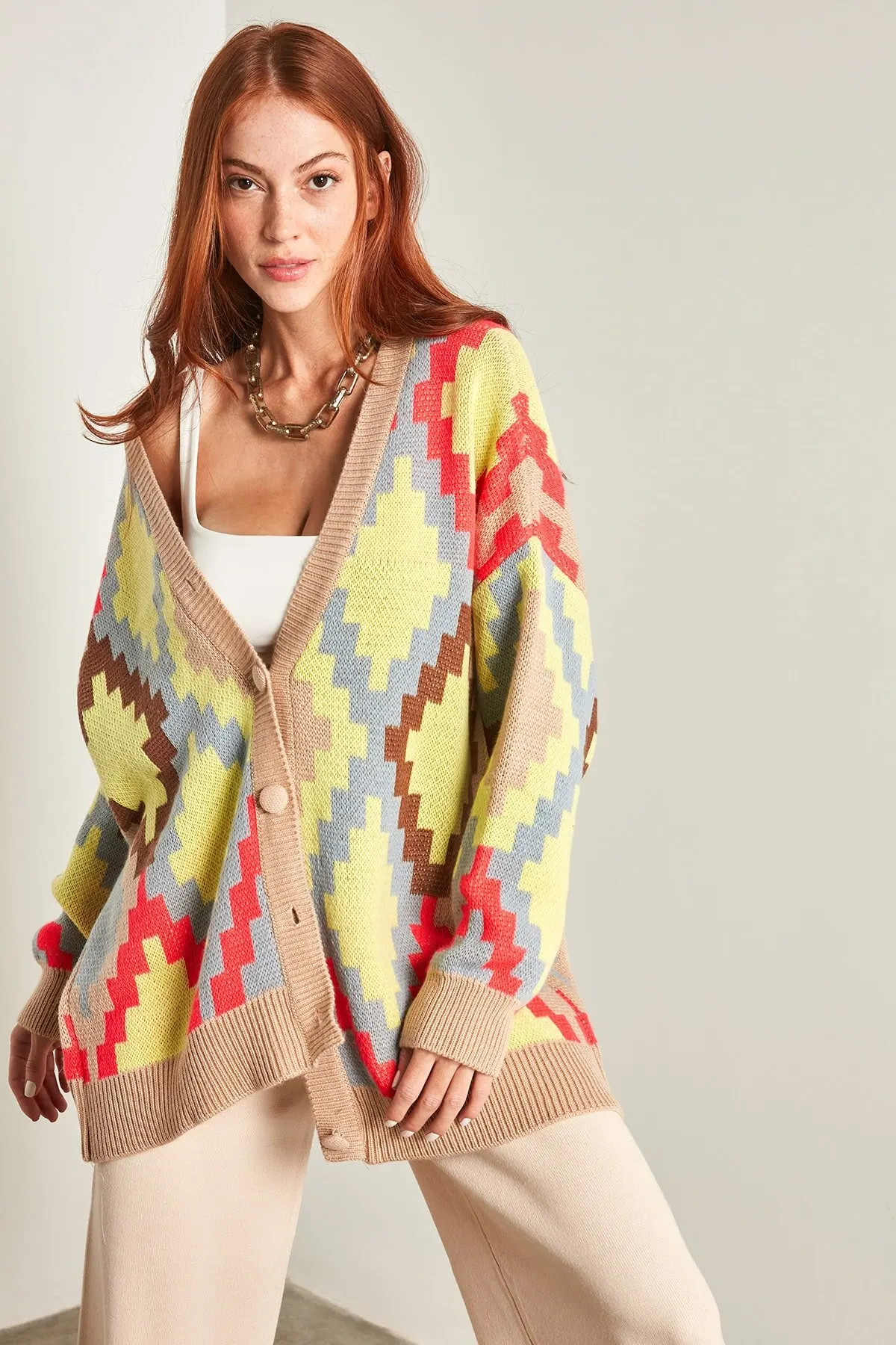 Women's Cardigan Camel Multicolor sportswear Yl-Hr99957 Casual Knitted Quality Fashion Sweaters Loose Jumper
Women's Cardigan Camel Multicolor sportswear Yl-Hr99957 Casual Knitted Quality Fashion Sweaters Loose Jumper
