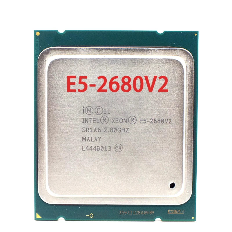 Intel Xeon E5-2680v2 E5 2680v2 E5 2680 V2 2.8 GHz Ten-Core Twenty-Thread CPU Processor 25M 115W LGA 2011 
Intel Xeon E5-2680v2 E5 2680v2 E5 2680 V2 2.8 GHz Ten-Core Twenty-Thread CPU Processor 25M 115W LGA 2011