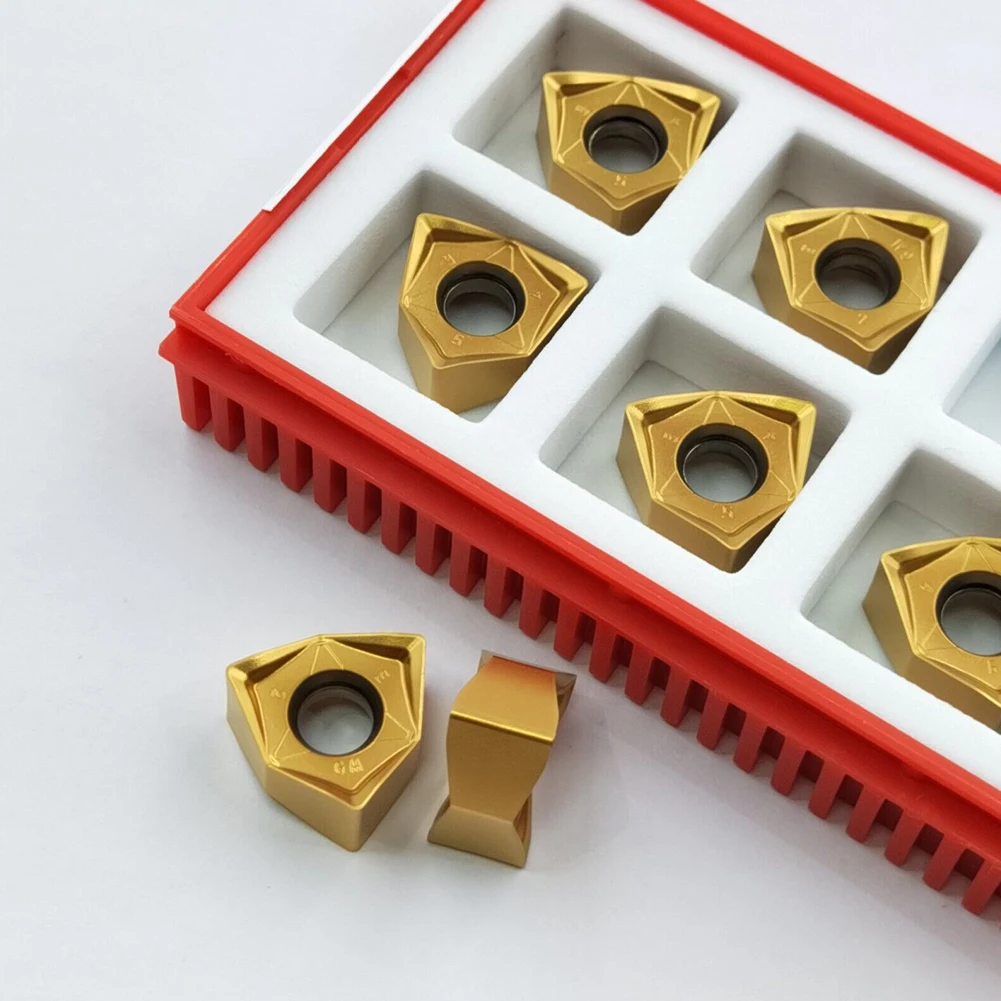 Carbide Insert Insert 10pcs 90° Milling Insert Stainless Steel Strong Resistance WNMU080608EN-GM Metal Processing
Carbide Insert Insert 10pcs 90° Milling Insert Stainless Steel Strong Resistance WNMU080608EN-GM Metal Processing