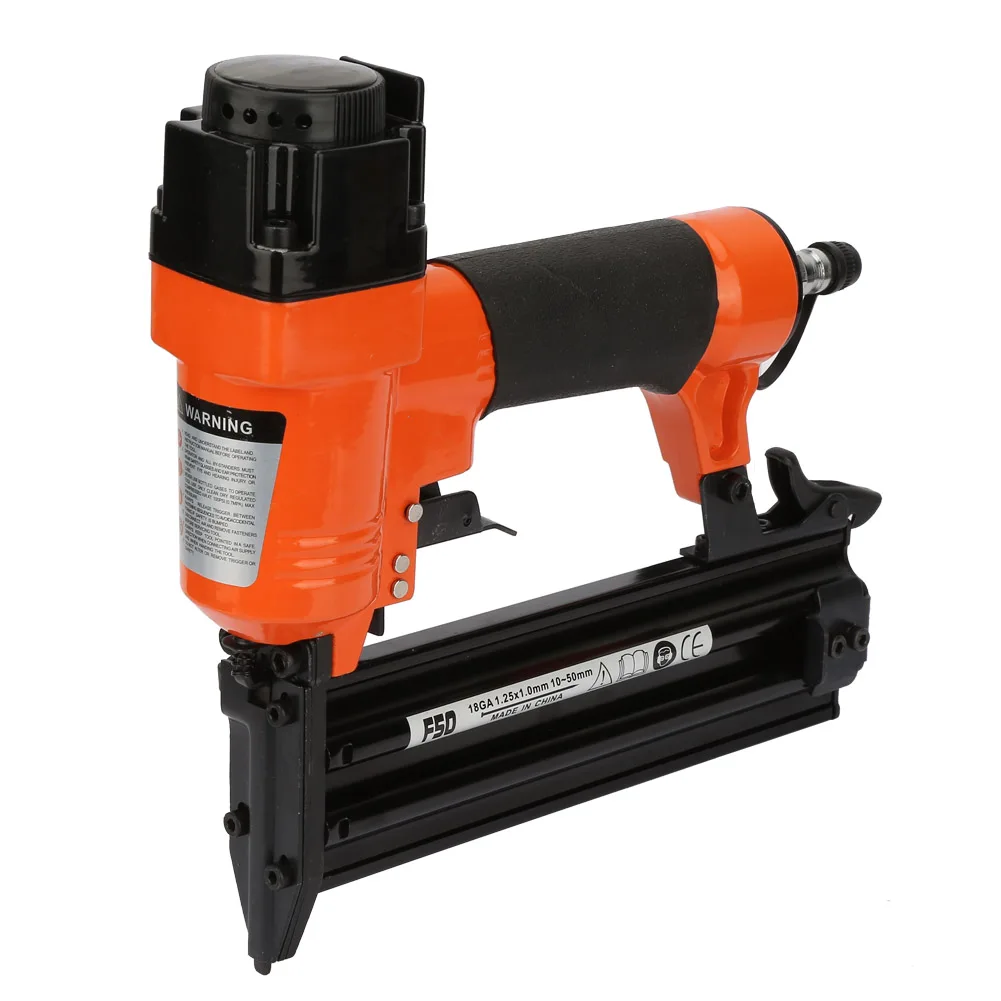 F50 Pneumatic Nail Gun Straight Nail Air Powered Nailers Stapler Staple Gun 18GA 1.25 * 1.0mm
F50 Pneumatic Nail Gun Straight Nail Air Powered Nailers Stapler Staple Gun 18GA 1.25 * 1.0mm