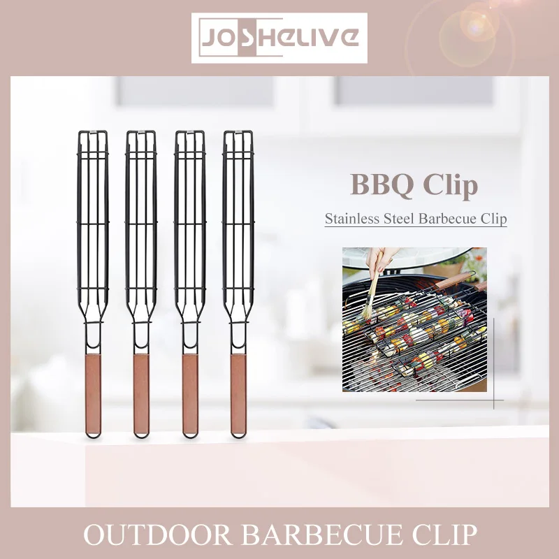 Barbecue Clip Home Bbq Barbecue Net Strong Practicality Paint Coat Reusable Stainless Steel Barbecue Rack Barbecue Basket
Barbecue Clip Home Bbq Barbecue Net Strong Practicality Paint Coat Reusable Stainless Steel Barbecue Rack Barbecue Basket