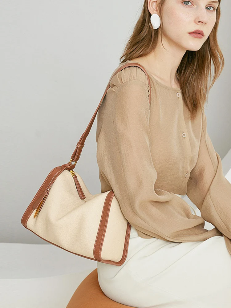 Shoulder Bags Genuine Leather for Women's Fashion Casual Purses Phone Bags Ladies Simple Elegant Handbag Designer Portable Bag
Shoulder Bags Genuine Leather for Women's Fashion Casual Purses Phone Bags Ladies Simple Elegant Handbag Designer Portable Bag