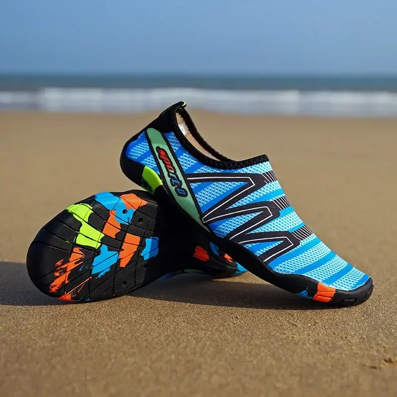 Feslisho Quick Drying Beach Water Shoes Unisex Swimming Aqua Slippers Barefoot Surfing Upstream Sneakers Light Seaside
Feslisho Quick Drying Beach Water Shoes Unisex Swimming Aqua Slippers Barefoot Surfing Upstream Sneakers Light Seaside