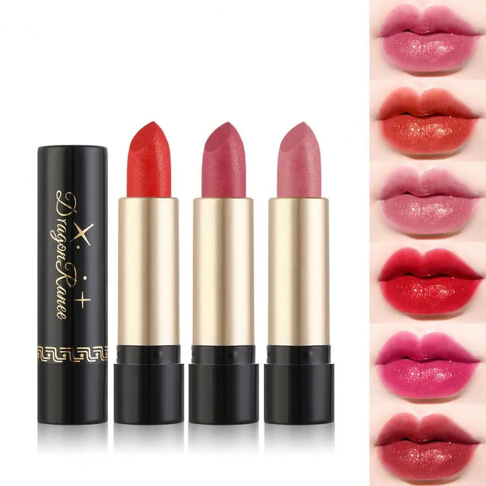 4g Lipstick Smooth High Saturation Excellent Saturation Nude Glitter Makeup Long Lasting Velvet Sexy Lipstick for Beauty
4g Lipstick Smooth High Saturation Excellent Saturation Nude Glitter Makeup Long Lasting Velvet Sexy Lipstick for Beauty