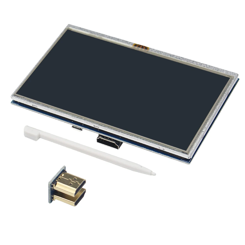 5 inch LCD Touch Screen Touch Control Standard HDMI-Compatible Display Monitor Module Kit Replacement for Raspberry Pi 4B/3B+
5 inch LCD Touch Screen Touch Control Standard HDMI-Compatible Display Monitor Module Kit Replacement for Raspberry Pi 4B/3B+