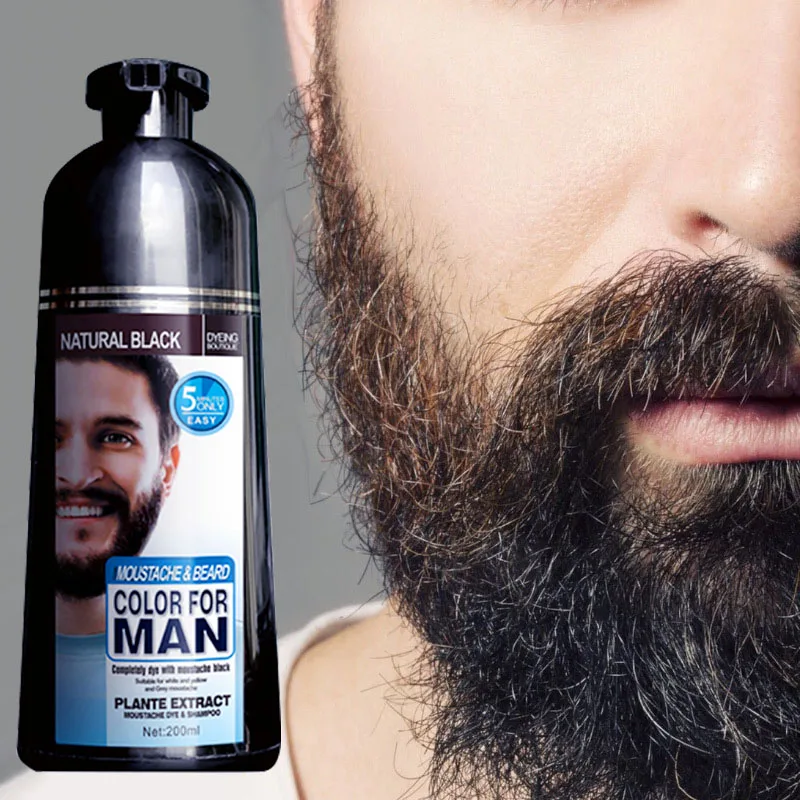 Men's Dye Cream 200ml Permanent Beard Color Remover White Gray Beard Plant Essence Black Hair Dye Beauty Makeup Care Supplies
Men's Dye Cream 200ml Permanent Beard Color Remover White Gray Beard Plant Essence Black Hair Dye Beauty Makeup Care Supplies