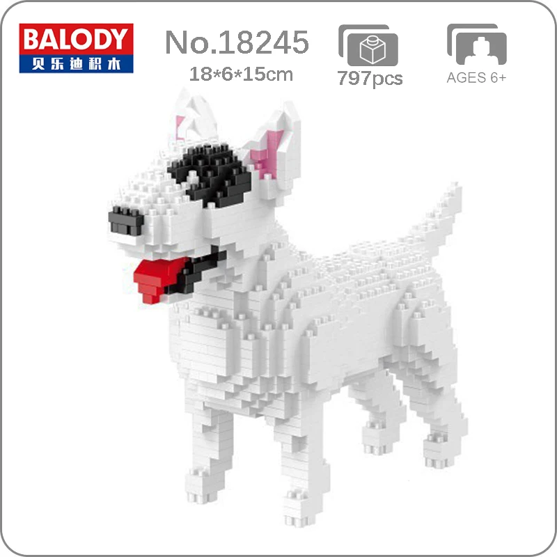Animal World Pit Bull Terrier Dog Pet 3D Model DIY Mini Diamond Blocks Bricks Building Toy for Children Gift no Box
Animal World Pit Bull Terrier Dog Pet 3D Model DIY Mini Diamond Blocks Bricks Building Toy for Children Gift no Box