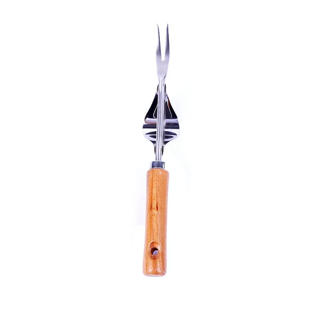 Stainless Steel Fork Wood Handle Gardening Tools Root Raising Seedling Transplant Weed Fork Weeding Device 
Stainless Steel Fork Wood Handle Gardening Tools Root Raising Seedling Transplant Weed Fork Weeding Device