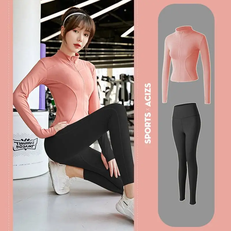 【2 Pieces Set】Quick Dry Athletic Suit Yoga/Gym/Running/Exercise Suit For Women Long Sleeve Sports Coat Tights Hip Pants
【2 Pieces Set】Quick Dry Athletic Suit Yoga/Gym/Running/Exercise Suit For Women Long Sleeve Sports Coat Tights Hip Pants