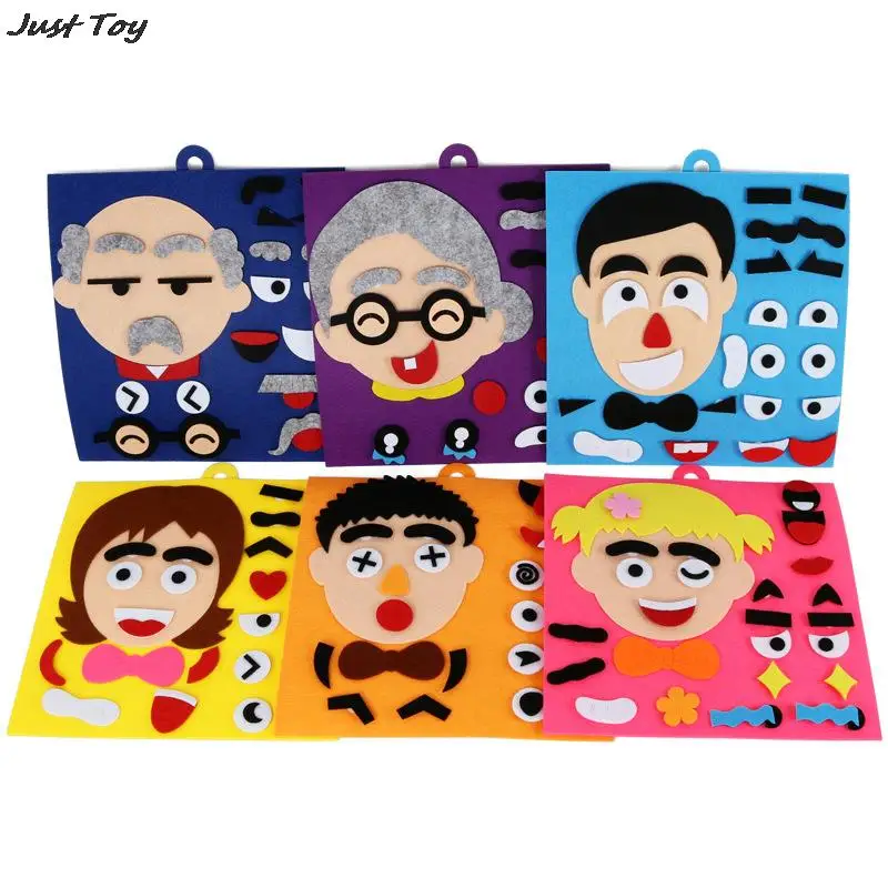 DIY Play Toy Teaching Tools Toddler Kindergarten Activity Area Felt Board Facial Features Change Expression Stickers
DIY Play Toy Teaching Tools Toddler Kindergarten Activity Area Felt Board Facial Features Change Expression Stickers