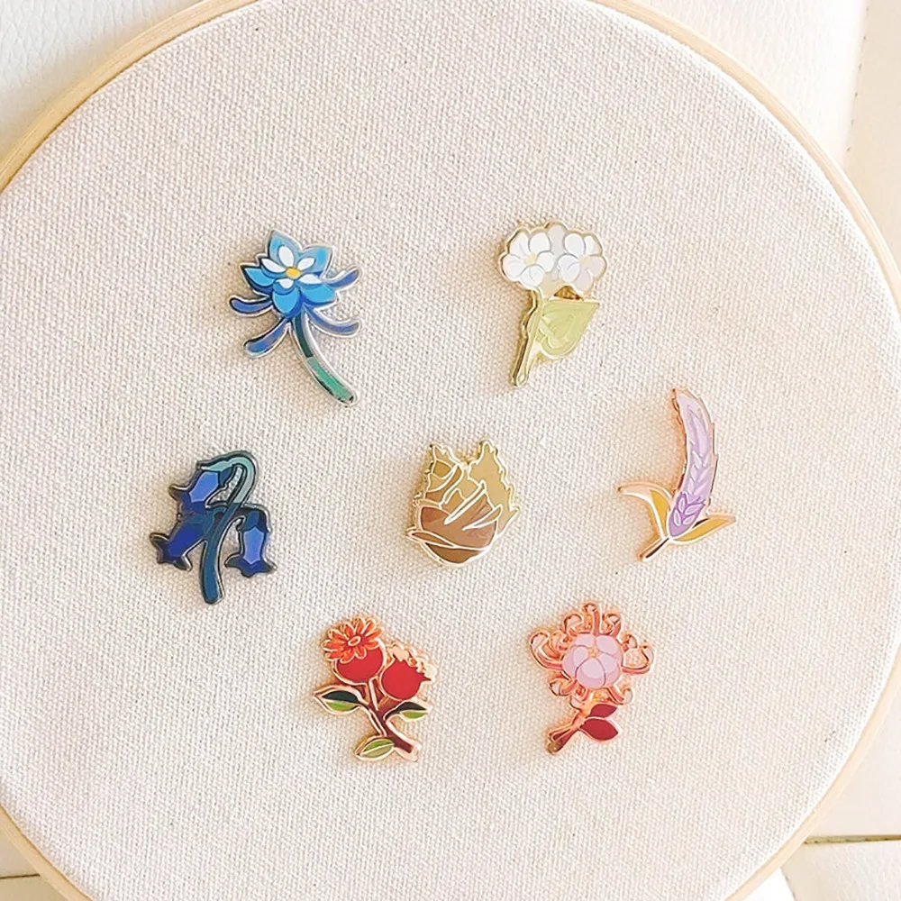 Genshin Impact Ganyu Xiao HuTao Upgrade Plant Material Glaze Lily Qingxin Pins Brooch Figure Enamel Badge Brooches Jewelry Gifts
Genshin Impact Ganyu Xiao HuTao Upgrade Plant Material Glaze Lily Qingxin Pins Brooch Figure Enamel Badge Brooches Jewelry Gifts