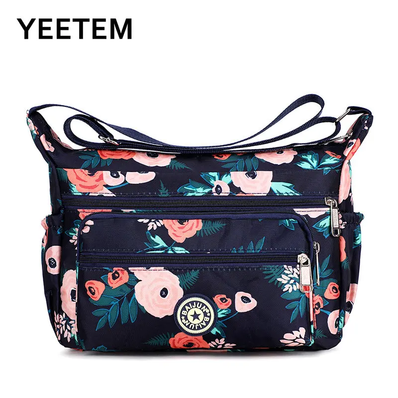 Large Capacity Messenger Single Waterproof Nylon Cloth Bag For Middle-aged Mothers Casual Printed Women's Bag
Large Capacity Messenger Single Waterproof Nylon Cloth Bag For Middle-aged Mothers Casual Printed Women's Bag