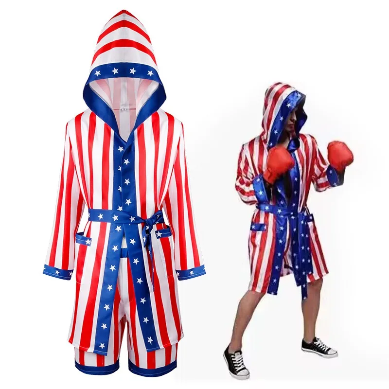 In Stock Champion Boxing Rocky Balboa Campaign Gown Halloween Christmas Party Costume Clothes Stage Performance Role Play
In Stock Champion Boxing Rocky Balboa Campaign Gown Halloween Christmas Party Costume Clothes Stage Performance Role Play