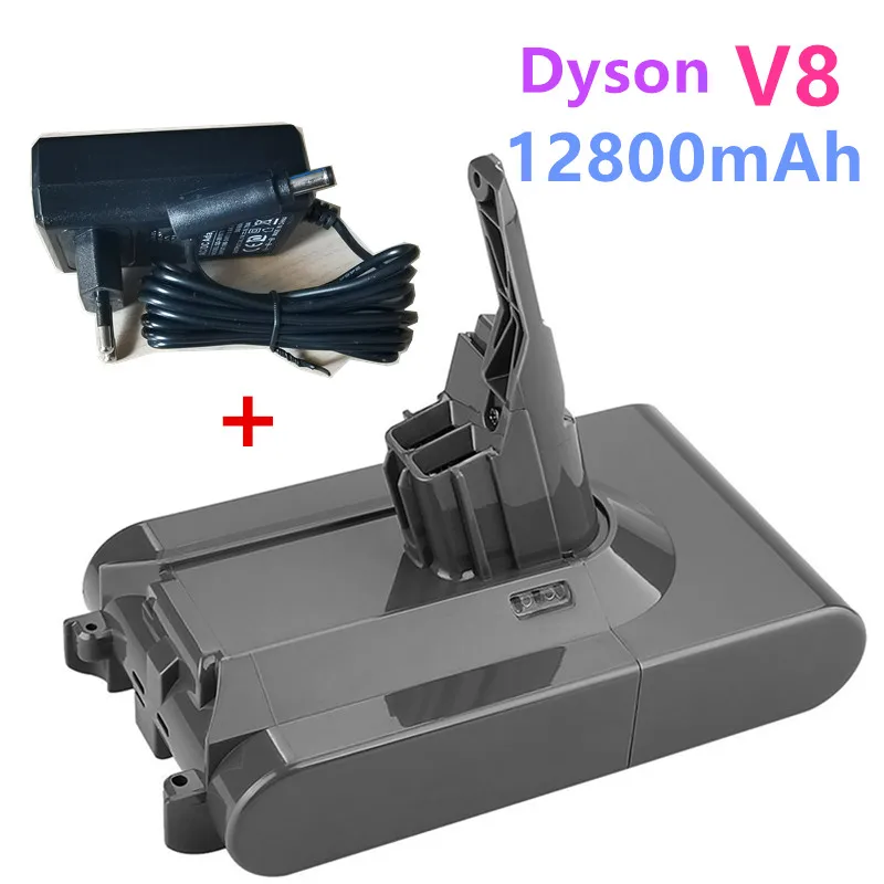 Original DysonV8 12800mAh 21.6V Battery for Dyson V8 Absolute /Fluffy/Animal Li-ion Vacuum Cleaner rechargeable Battery+ Charger 
Original DysonV8 12800mAh 21.6V Battery for Dyson V8 Absolute /Fluffy/Animal Li-ion Vacuum Cleaner rechargeable Battery+ Charger