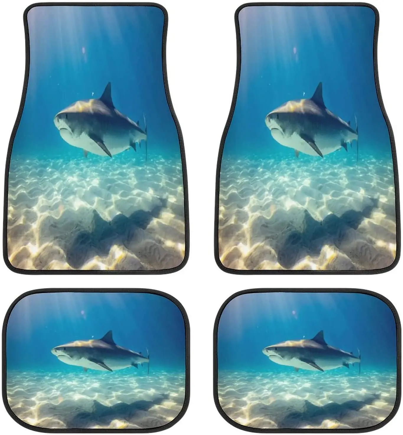 Seabed Shark Car Mats Universal Drive Seat Carpet Vehicle Interior Protector Mats Funny Designs All-Weather Mats Fit Most Car Se
Seabed Shark Car Mats Universal Drive Seat Carpet Vehicle Interior Protector Mats Funny Designs All-Weather Mats Fit Most Car Se