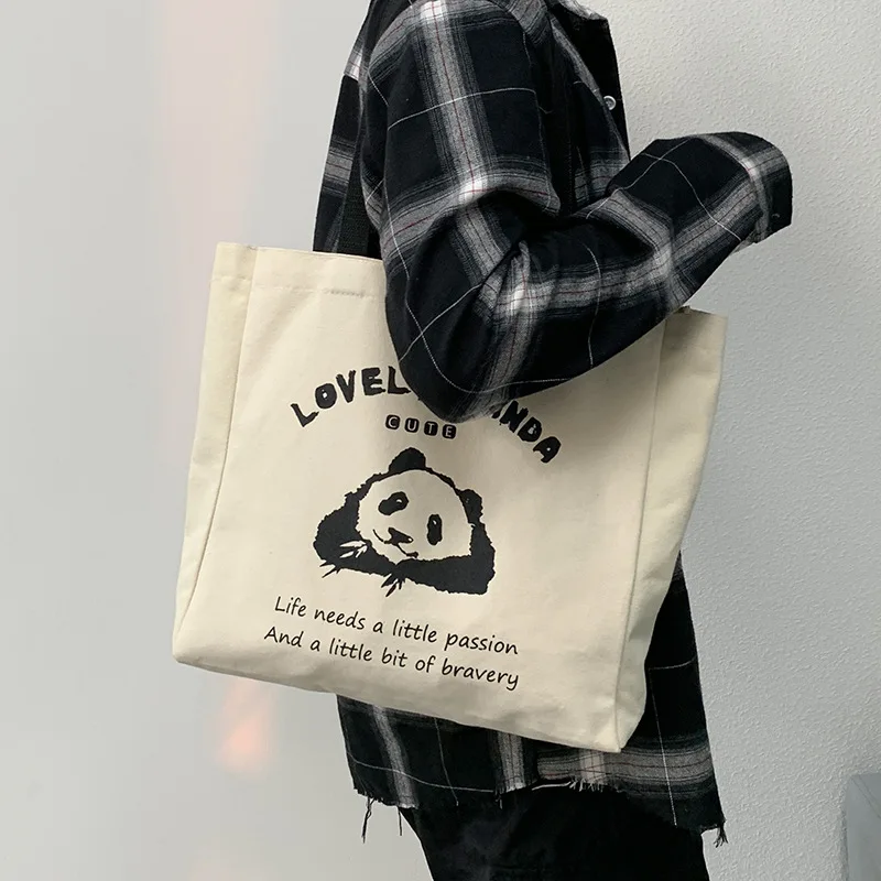High Capacity Women Shopping Bags Letter Pattern Shoulder Bag Fashion Handbag Canvas Tote Bag Student Travel Book Bag Reusable
High Capacity Women Shopping Bags Letter Pattern Shoulder Bag Fashion Handbag Canvas Tote Bag Student Travel Book Bag Reusable