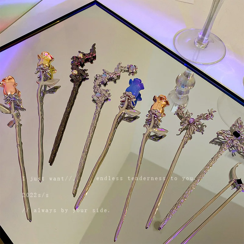Retro Design Sense Geometric Flowers Irregular Diamond Hair Temperament Back Head Hairpin Personality Accessories
Retro Design Sense Geometric Flowers Irregular Diamond Hair Temperament Back Head Hairpin Personality Accessories