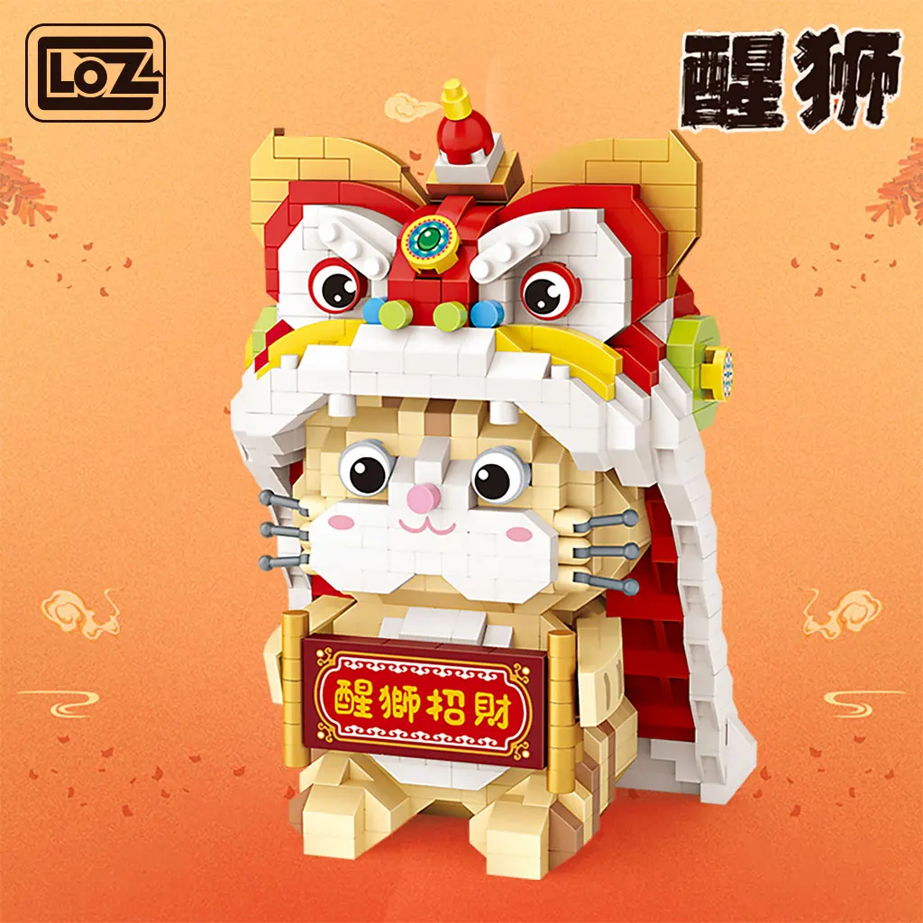 Loz Small Particle Building Blocks Assembling Toy Puzzle Lion Dance and Lucky Cat Micro-diamond Inserting Adult High Difficulty
Loz Small Particle Building Blocks Assembling Toy Puzzle Lion Dance and Lucky Cat Micro-diamond Inserting Adult High Difficulty