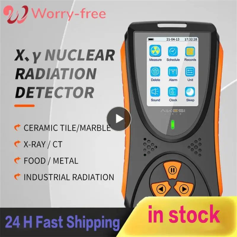 

Geiger Counter Nuclear Radiation Detector Color Display Screen Personal Dosimeter Detectors Beta Gamma X-Ray Tester