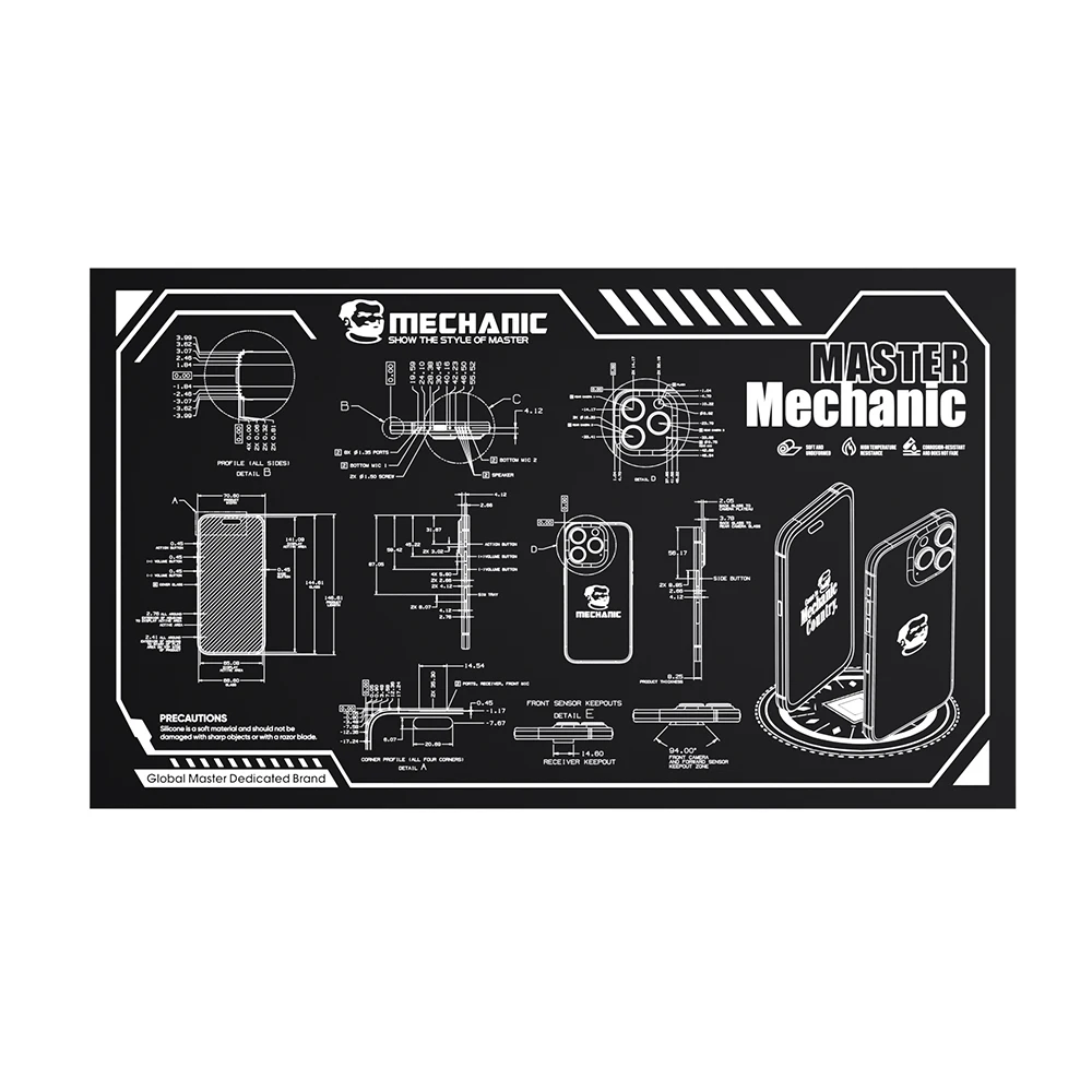 MECHANIC V77 V78 V79 Многофункциональный ремонтный коврик
MECHANIC V77 V78 V79 Многофункциональный ремонтный коврик