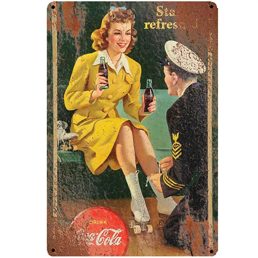 Retro Design Skating Girl Tin Metal Signs Wall Art | Thick Tinplate Print Poster Wall Decoration
Retro Design Skating Girl Tin Metal Signs Wall Art | Thick Tinplate Print Poster Wall Decoration