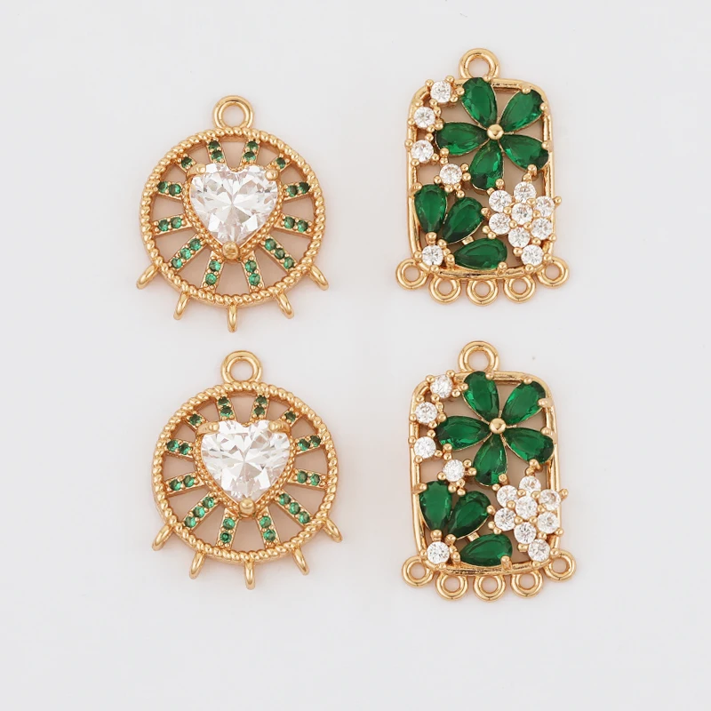 WHSOK 20Pcs Jewelry Accessories/CZ Charms/Connector/DIY Making/Jewelry Findings & Components/Hand Made
WHSOK 20Pcs Jewelry Accessories/CZ Charms/Connector/DIY Making/Jewelry Findings & Components/Hand Made