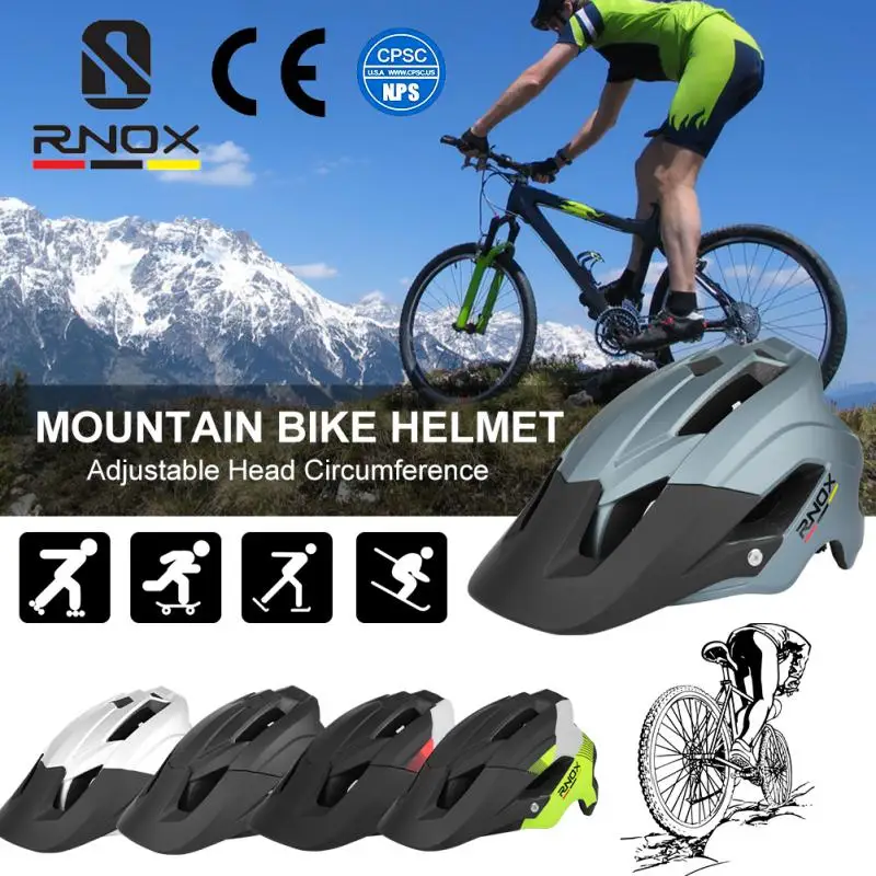 Rnox Bike Helmet Color Adjustable Light Cycling Helmet Mountain Road Bicycle 1pcs Cycling Mountain Helmet Man Outdoor Games
Rnox Bike Helmet Color Adjustable Light Cycling Helmet Mountain Road Bicycle 1pcs Cycling Mountain Helmet Man Outdoor Games