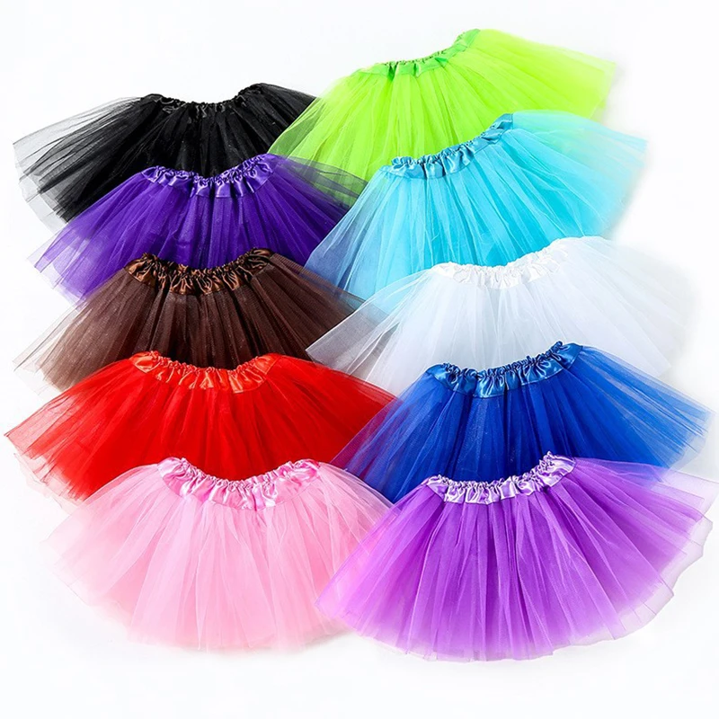 

3 layers New Baby Girl Clothes Pink Skirt Kids Princess Girls Skirt Ball Gown Pettiskirts Birthday Party Skirts