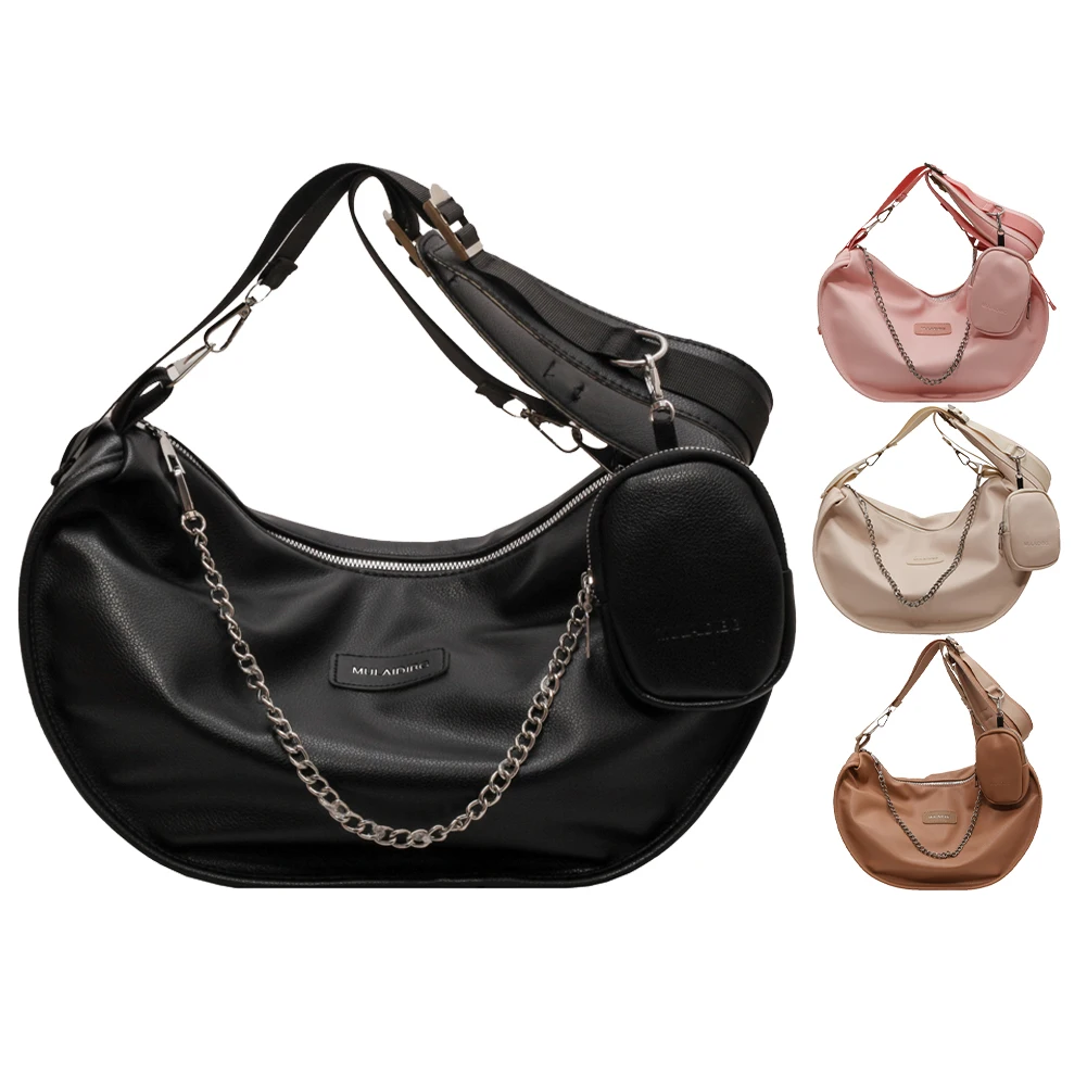 PU Crossbody Bag Large Capacity Women Composite Shoulder Bag Breathable Durable Scratch Resistant with Zipper for Shopping Trip
PU Crossbody Bag Large Capacity Women Composite Shoulder Bag Breathable Durable Scratch Resistant with Zipper for Shopping Trip