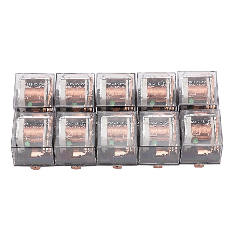 30Pcs Waterproof Automotive Relay 12V 80A 5Pin Car Control Device Car Relays High Capacity Switching Car Accessories 
30Pcs Waterproof Automotive Relay 12V 80A 5Pin Car Control Device Car Relays High Capacity Switching Car Accessories