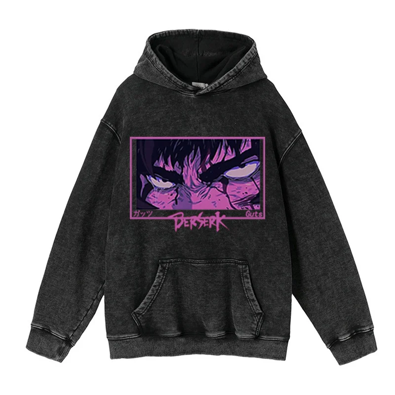 Men's Dark Berserk Anime Washed Hoodie Guts Eyes Printed Retro Sweatshirt High Street Hip Hop Pullovers Causal Unisex Clothes
Men's Dark Berserk Anime Washed Hoodie Guts Eyes Printed Retro Sweatshirt High Street Hip Hop Pullovers Causal Unisex Clothes