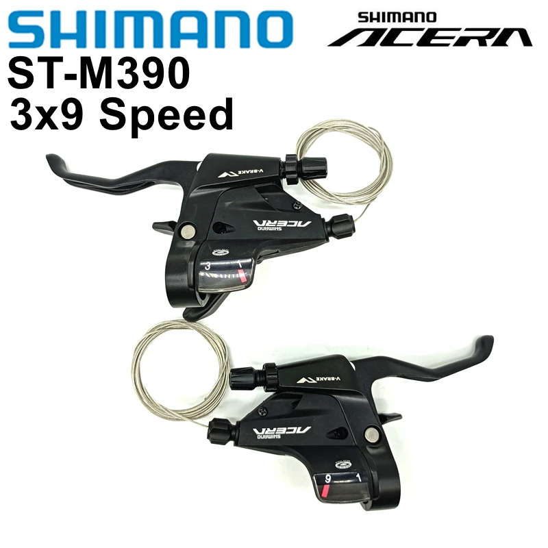 Рукоятка переключения передач Shimano ACERA, соединенный рычаг DIP 3x 9 скоростей ST M390, триггерный переключатель для велосипеда 27 скоростей MTB
Рукоятка переключения передач Shimano ACERA, соединенный рычаг DIP 3x 9 скоростей ST M390, триггерный переключатель для велосипеда 27 скоростей MTB