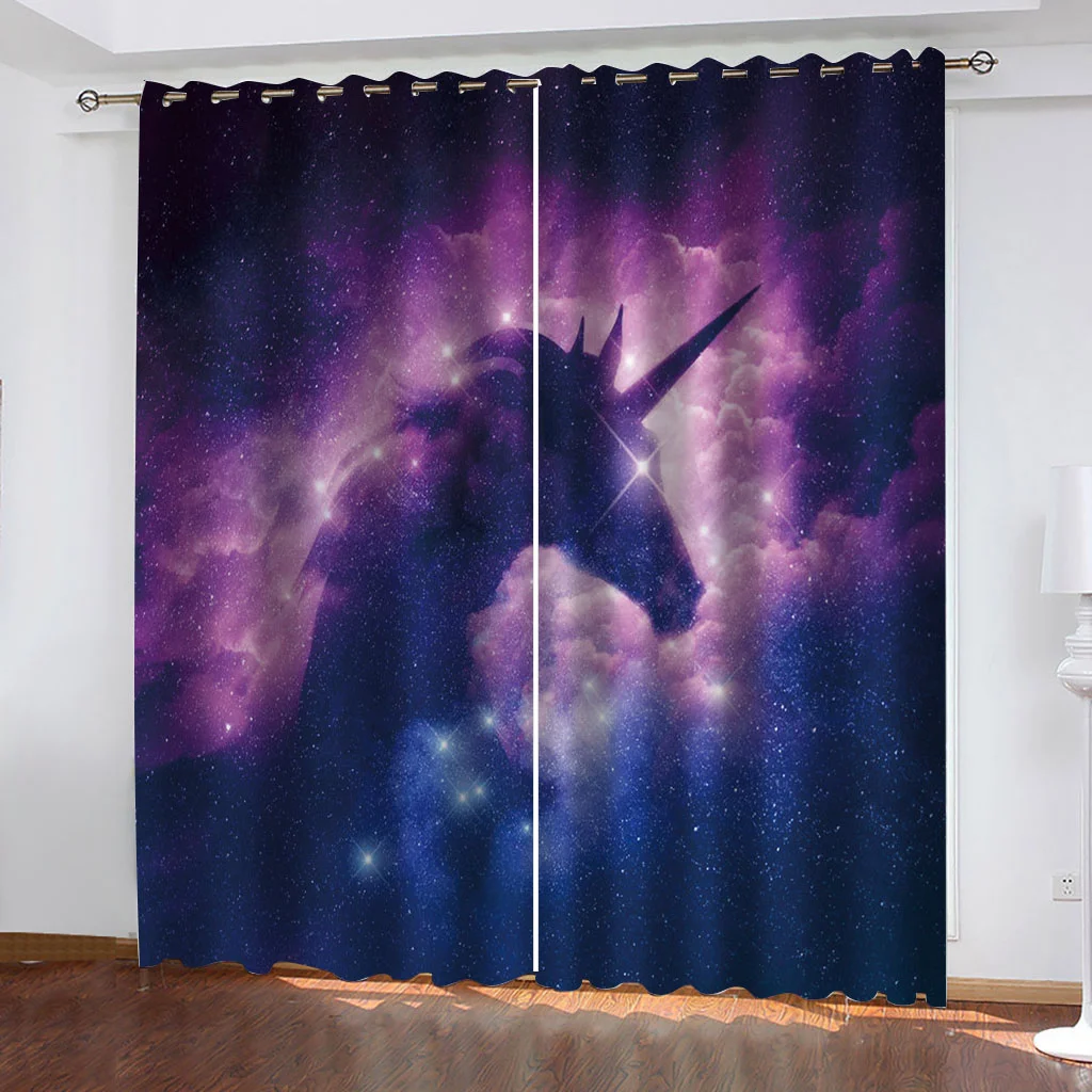 Cortina con estampado 3D de unicornio de la suerte, cortina con estampado de estrellas para dormitorio, sala de estar, traje con
Cortina con estampado 3D de unicornio de la suerte, cortina con estampado de estrellas para dormitorio, sala de estar, traje con