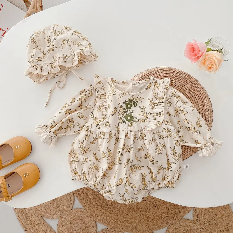 Baby Girl Rompers With Long Sleeve Toddler Romper Jumpsuits Spring Floral New Fashion Newborn Bodysuits Baby Girl Clothes
Baby Girl Rompers With Long Sleeve Toddler Romper Jumpsuits Spring Floral New Fashion Newborn Bodysuits Baby Girl Clothes