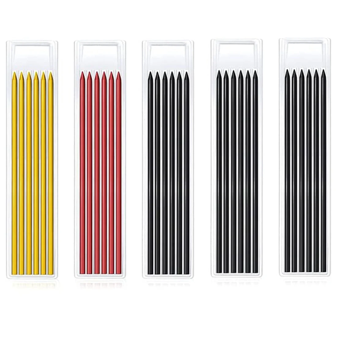 30PCS 2.8 mm Pencil Refills Solid Deep Hole Pencil Refills for Carpenter Mark Pencils Mechanical Pencil Replacements
30PCS 2.8 mm Pencil Refills Solid Deep Hole Pencil Refills for Carpenter Mark Pencils Mechanical Pencil Replacements