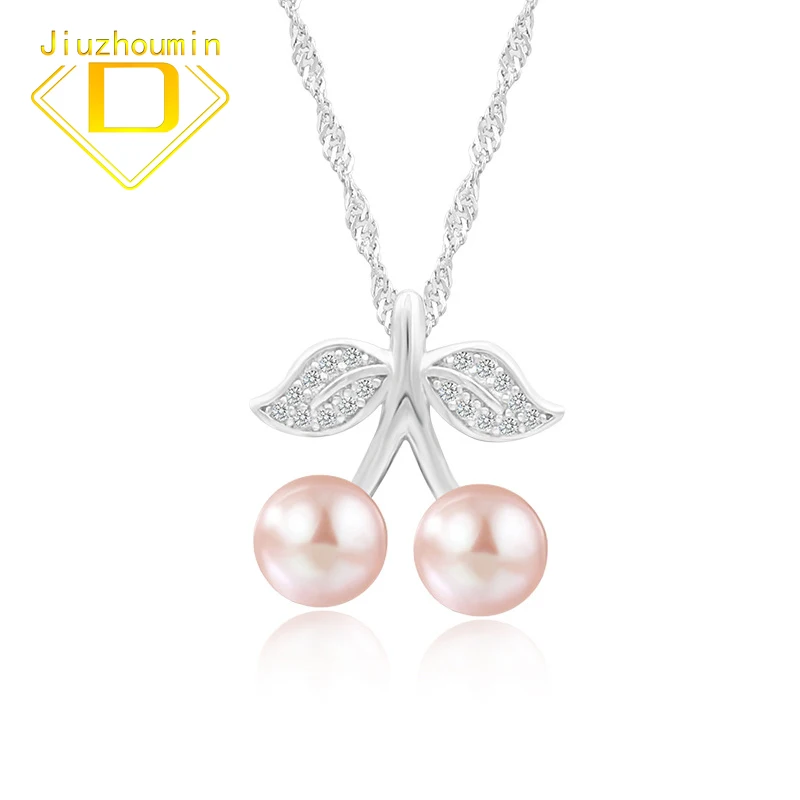 Kawayi 925 Sterling Silver Cherry 8.5mm Peal Pendant Necklace for Women Cute Clavicle Chain Fine Jewelry Birthday Gift for Girl
Kawayi 925 Sterling Silver Cherry 8.5mm Peal Pendant Necklace for Women Cute Clavicle Chain Fine Jewelry Birthday Gift for Girl