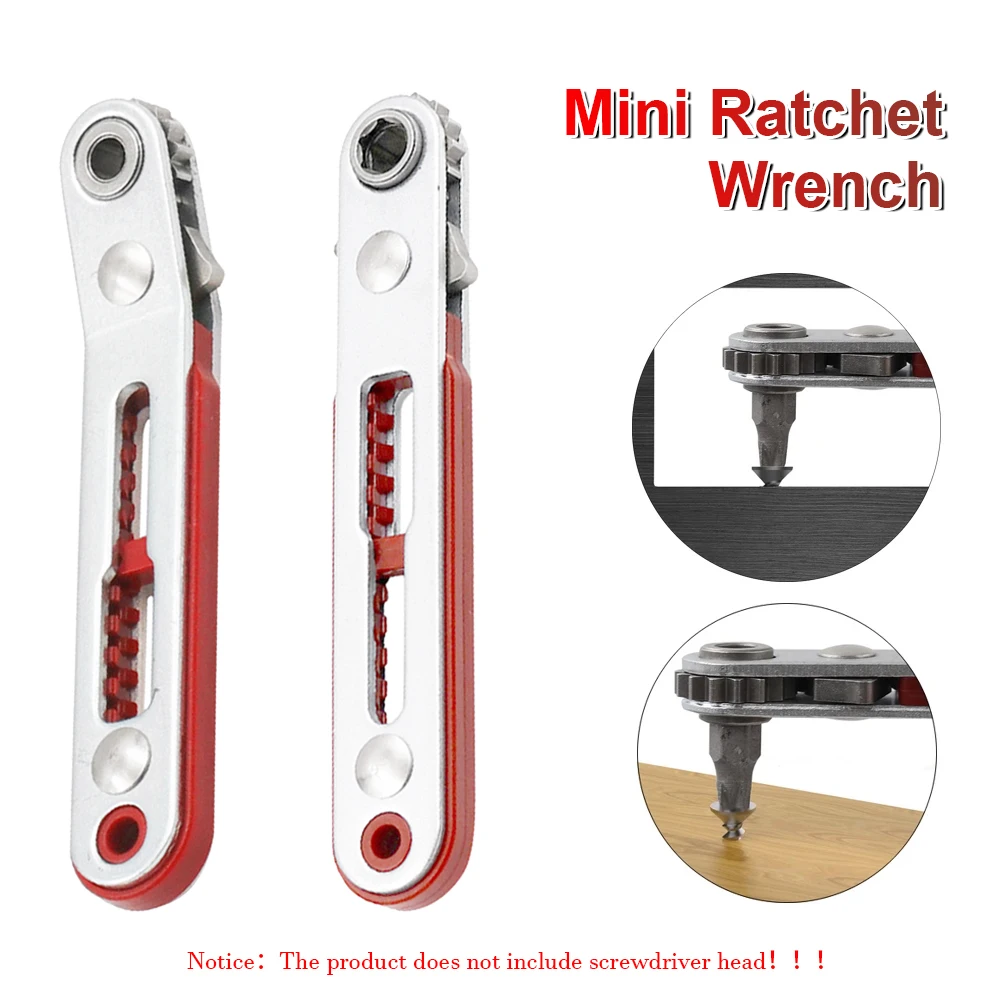 Dual-Drive Head Ratchet Wrench Hand Tools Mini Ratchet Wrench Screwdriver 1/4 Inch Drive Socket Hex Screwdriver Bit
Dual-Drive Head Ratchet Wrench Hand Tools Mini Ratchet Wrench Screwdriver 1/4 Inch Drive Socket Hex Screwdriver Bit
