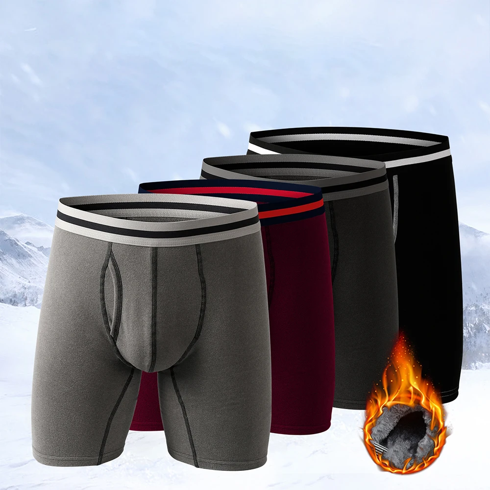 Men Long Legs Boxer Shorts Fleece Panties Male Breathable U Convex Pouch Underwear Autumn Winter Soft Sport Jogging Boxer Trunk
Men Long Legs Boxer Shorts Fleece Panties Male Breathable U Convex Pouch Underwear Autumn Winter Soft Sport Jogging Boxer Trunk