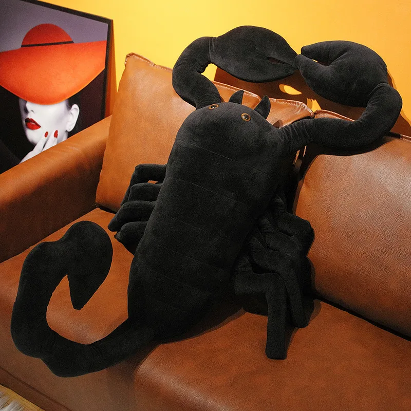 Lifelike Big Size Black Scorpion Plush Toys Simulation Pet Animal Creative Dolls Stuffed Toys for Christmas Birthday
Lifelike Big Size Black Scorpion Plush Toys Simulation Pet Animal Creative Dolls Stuffed Toys for Christmas Birthday