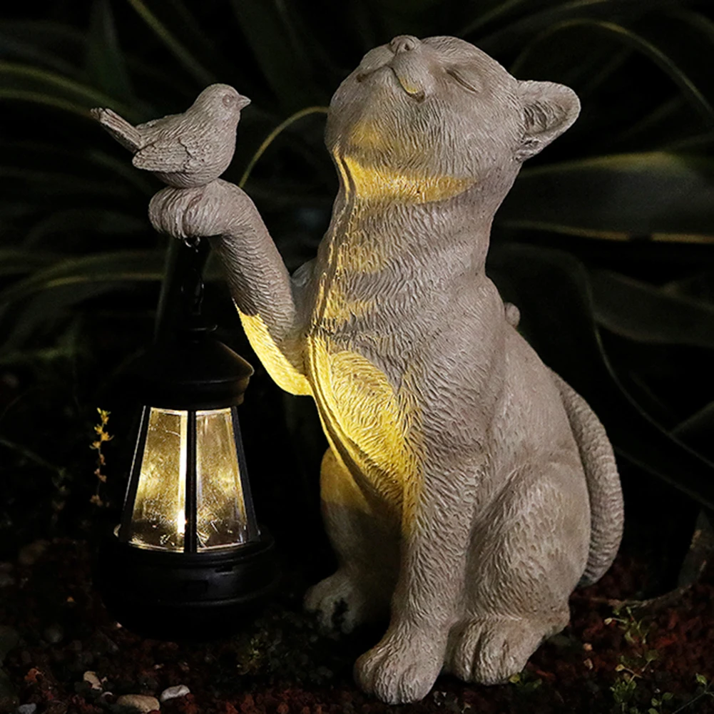 Cat Garden Statue Resin Solar Decor Animal Lamp Cute Creative Cat Yard Light Solar Outdoor Statue Light for Yard Balcony Pathway
Cat Garden Statue Resin Solar Decor Animal Lamp Cute Creative Cat Yard Light Solar Outdoor Statue Light for Yard Balcony Pathway