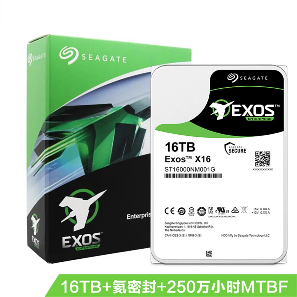 for NEW Seagate Exos ST16000NM001G ST16000NM000J 16TB X16 SATA 6Gb/s 512e/4Kn 7200 RPM 256MB Cache 3.5" Internal
for NEW Seagate Exos ST16000NM001G ST16000NM000J 16TB X16 SATA 6Gb/s 512e/4Kn 7200 RPM 256MB Cache 3.5" Internal