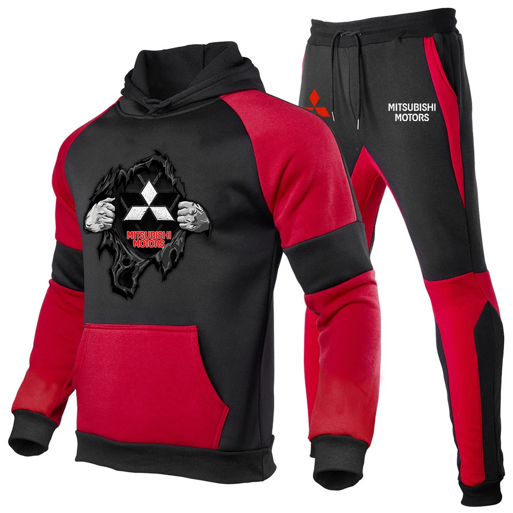 2023 New Spring Autumn Motorcycle For mitsubishi Logo Print Fashion Pocket Design Hoodies+Jogging Sports Trousers Patchwork Sets
2023 New Spring Autumn Motorcycle For mitsubishi Logo Print Fashion Pocket Design Hoodies+Jogging Sports Trousers Patchwork Sets