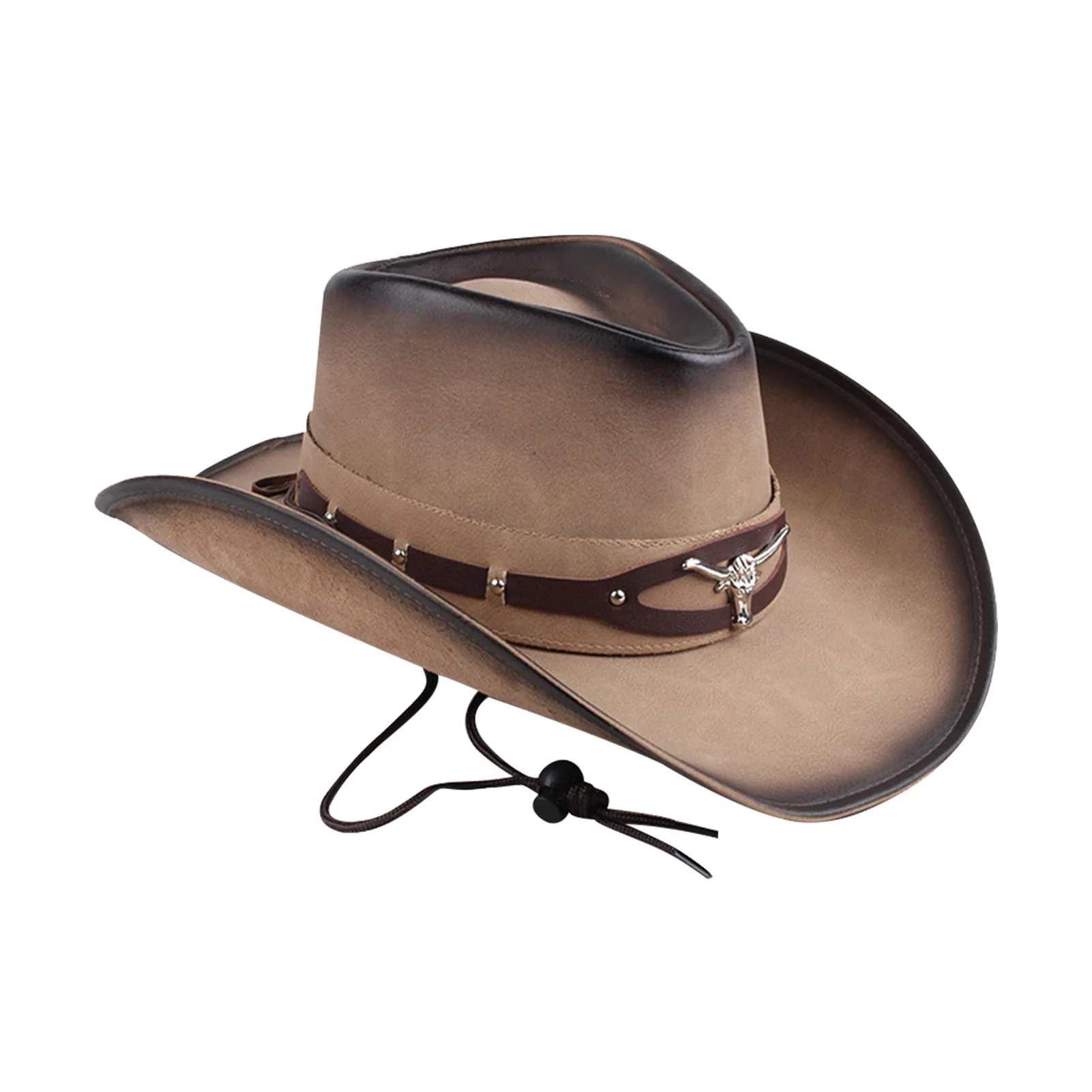 Men PU Leather Gift Cowboy Hat Soft Wide Brim Sombrero Fashion With Chin Cord Anti UV Party Vintage Dad Diamond Pinch Front
Men PU Leather Gift Cowboy Hat Soft Wide Brim Sombrero Fashion With Chin Cord Anti UV Party Vintage Dad Diamond Pinch Front