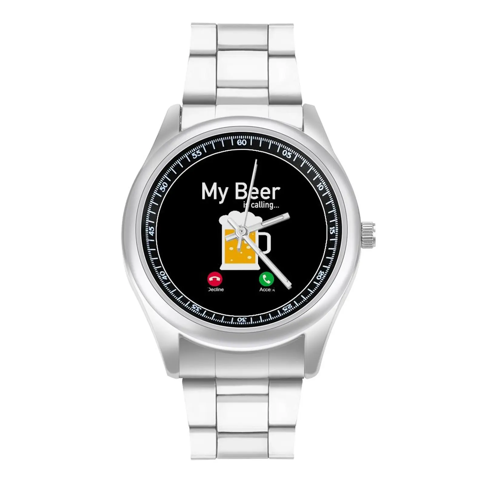 My Beer Is Calling And I Must Go Quartz Watch Drinking Hobby Photo Vintage Wrist Watch Stainless Affordable Sports Wristwatch
My Beer Is Calling And I Must Go Quartz Watch Drinking Hobby Photo Vintage Wrist Watch Stainless Affordable Sports Wristwatch