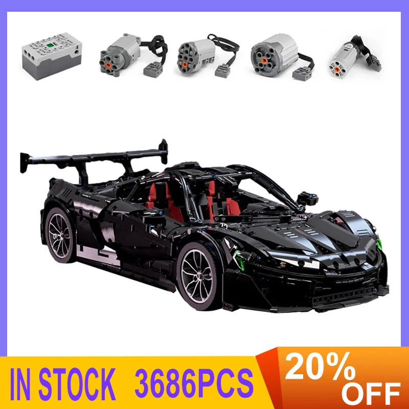 NEW High-Tech 1:8 Super Sport Racing Car Black P1 hypercar Model Building Blocks Bricks Puzzle Toy Birthday Gifts For Boy
NEW High-Tech 1:8 Super Sport Racing Car Black P1 hypercar Model Building Blocks Bricks Puzzle Toy Birthday Gifts For Boy