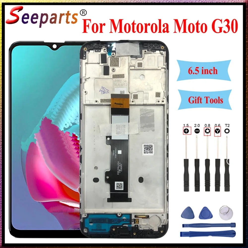 6.5'' Original For Motorola Moto G30 LCD Display With Touch Screen Assembly Repair Screen For Motorola G30 LCD XT2129-2 Display
6.5'' Original For Motorola Moto G30 LCD Display With Touch Screen Assembly Repair Screen For Motorola G30 LCD XT2129-2 Display