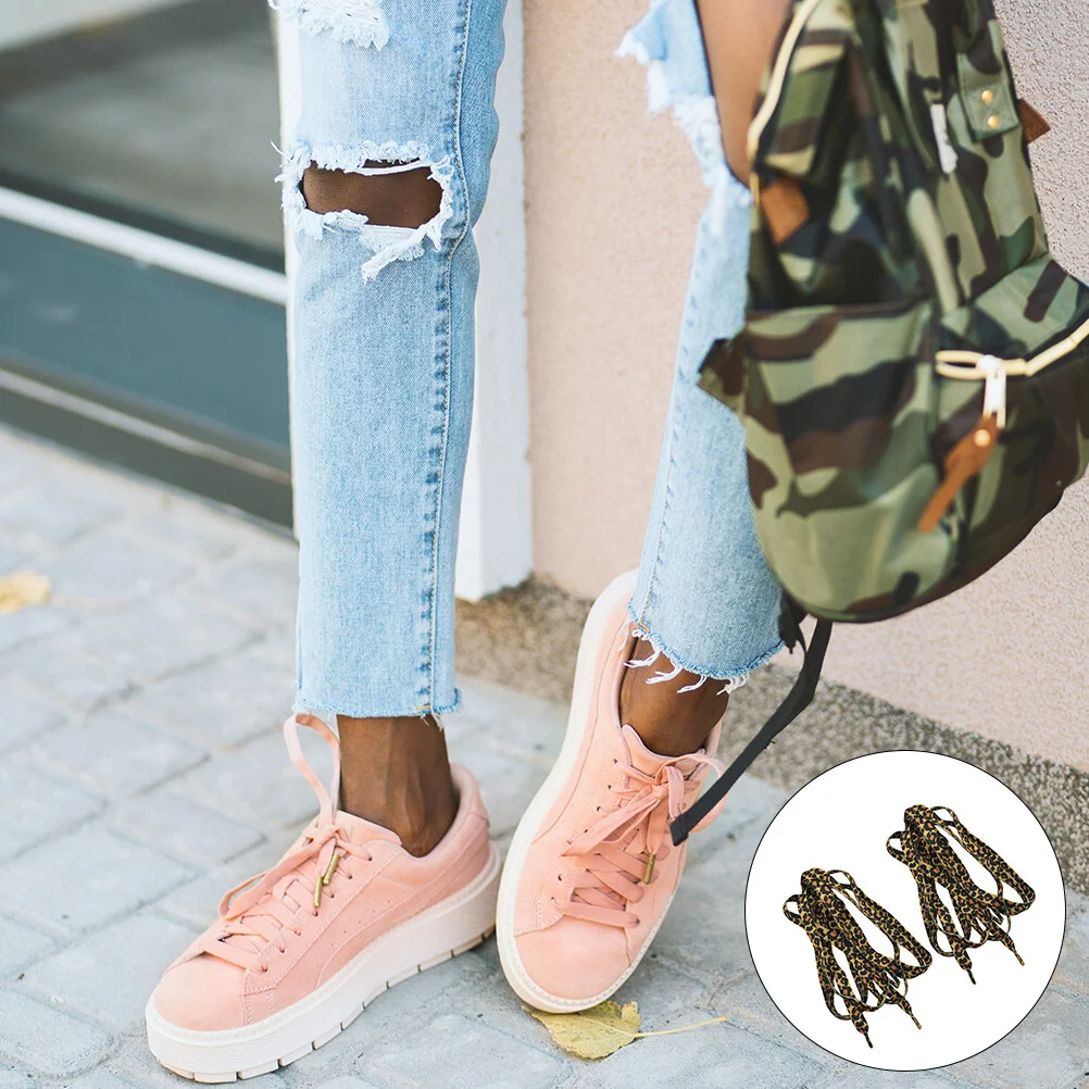 Leopard Lace Shoelace Creative Shoelaces Fashionable Ties Durable Shoes Accessory
Leopard Lace Shoelace Creative Shoelaces Fashionable Ties Durable Shoes Accessory